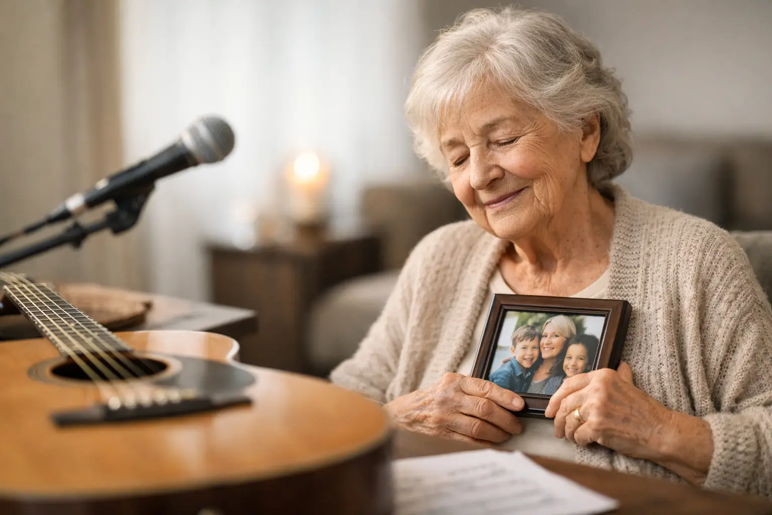Caso homenaje a abuela con una canción única
