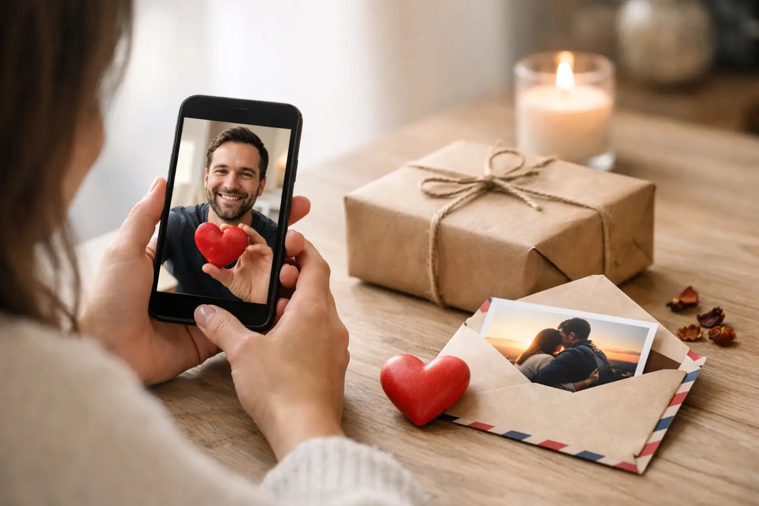 Cómo sorprender a alguien lejos y tocar su corazón